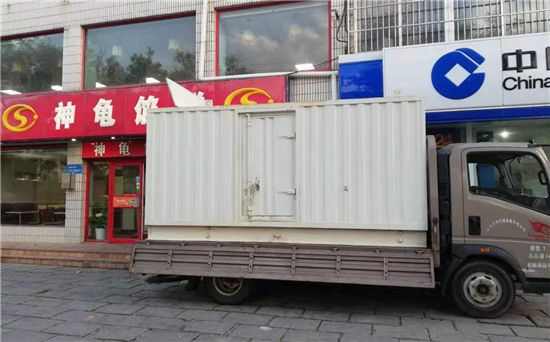 大兴安岭出租发电机施工案例